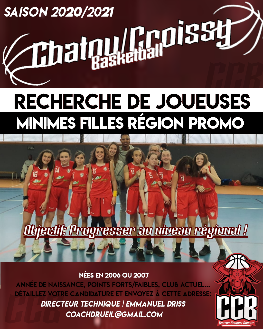 Recrutements Saison 20202021 Chatou Croissy Basket